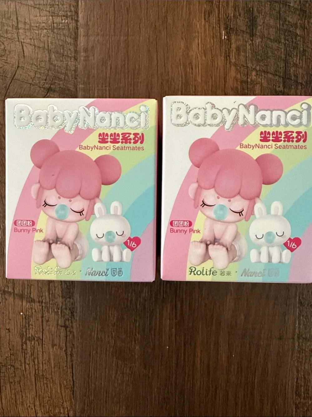Baby Nanci Bunny Pink Seatmate Kids Toy - 2 pack